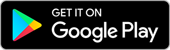A black rectangular button with text that reads "GET IT ON Google Play." The Google Play logo, featuring a multicolored triangle, is displayed on the left side of the text.