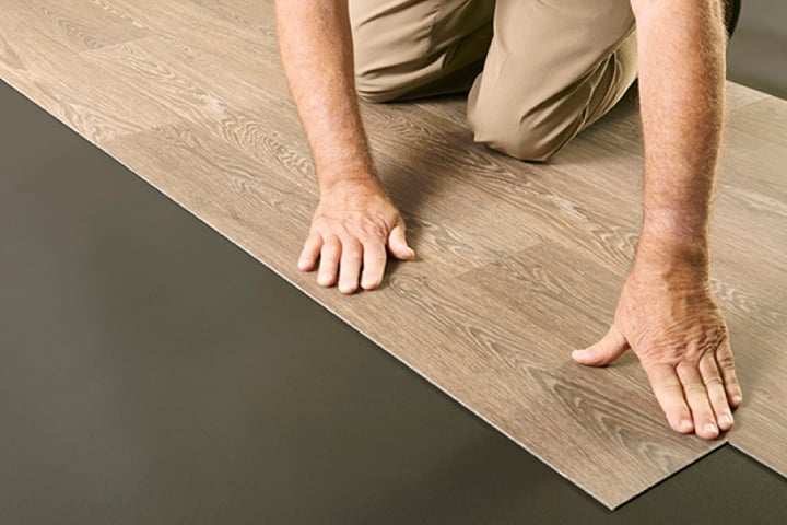 wood look-alike linoleum